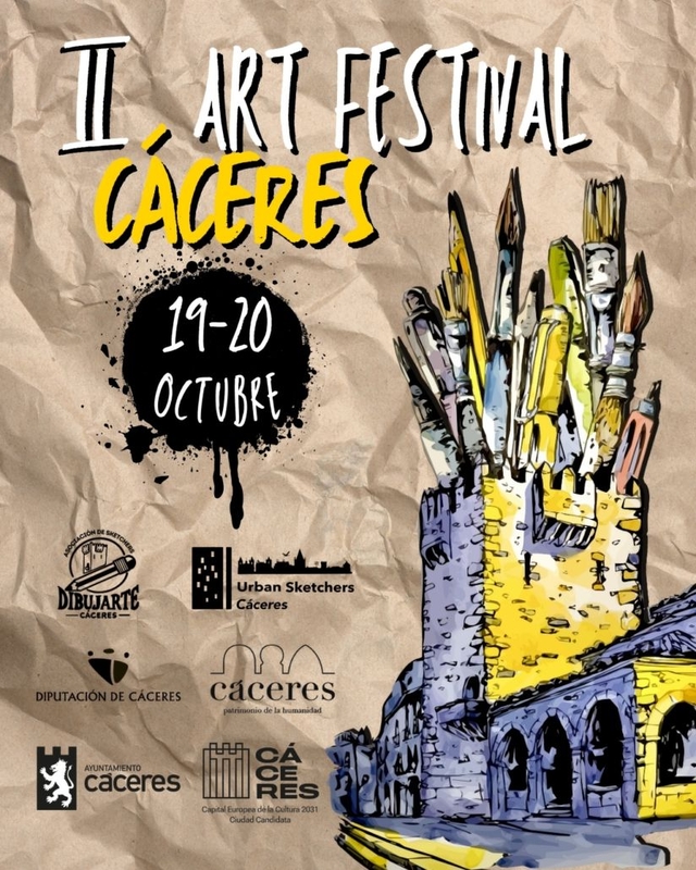 La Ciudad Monumental se convertirá este fin de semana en un escenario vivo de arte urbano con el II Art Festival