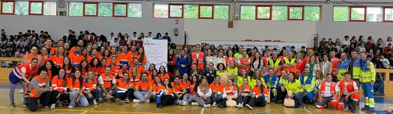 Más de 400 alumnos y alumnas de varios institutos de Cáceres han aprendido a realizar la maniobra de reanimación RCP ante una emergencia