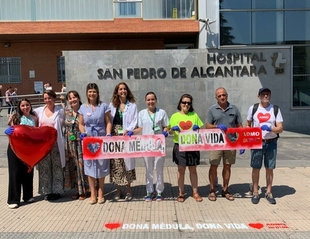 El Ayuntamiento de Cáceres colabora en la campaña para concienciar sobre la donación de Médula Ósea