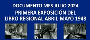 La concejalía de Cultura expone, dentro del programa ‘Documentos del mes’, la Primera Exposición del Libro Regional abril-mayo de 1948