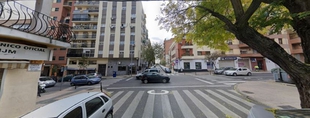 Corte de tráfico en la calle García Plata de Osma esquina con calle Argentina y calle Sanguino Michel esquina con calle Argentina