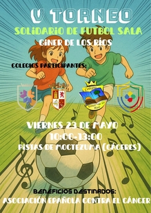 V. Edición del torneo solidario de fútbol sala Giner de los Ríos