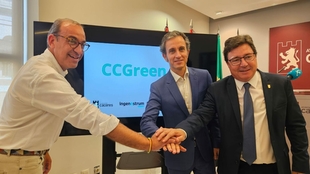 El Ayuntamiento, Junta de Extremadura e Ingenostrum firman un protocolo de actuación para que el proyecto CCGreen pueda ejecutarse lo antes posible