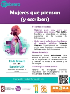 El Ayuntamiento celebra el Día Internacional de la Mujer y la Niña en la Ciencia con charlas, mesas de debate y talleres