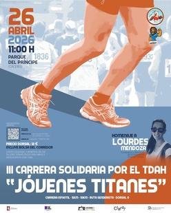 El Ayuntamiento invita a los cacereños y cacereñas a participar en la III Carrera Solidaria por el TDAH “Jóvenes Titanes”