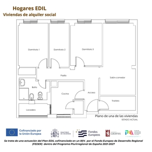 El Ayuntamiento de Cáceres saca a licitación los servicios técnicos para la rehabilitación de 17 viviendas sociales en régimen de alquiler social 