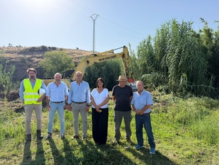 Comienzan las obras de limpieza del entorno de las huertas de la Ribera del Marco que evitarán inundaciones en la época de lluvias y desembalses