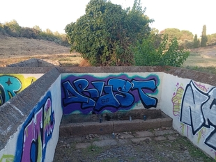“Tolerancia cero” con el vandalismo: la Policía Local identifica e intercepta a uno de los autores de pintadas en Fuente Hinche